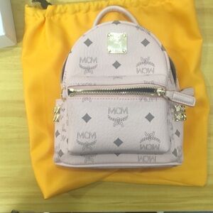 MCM Pink Mini Backpack